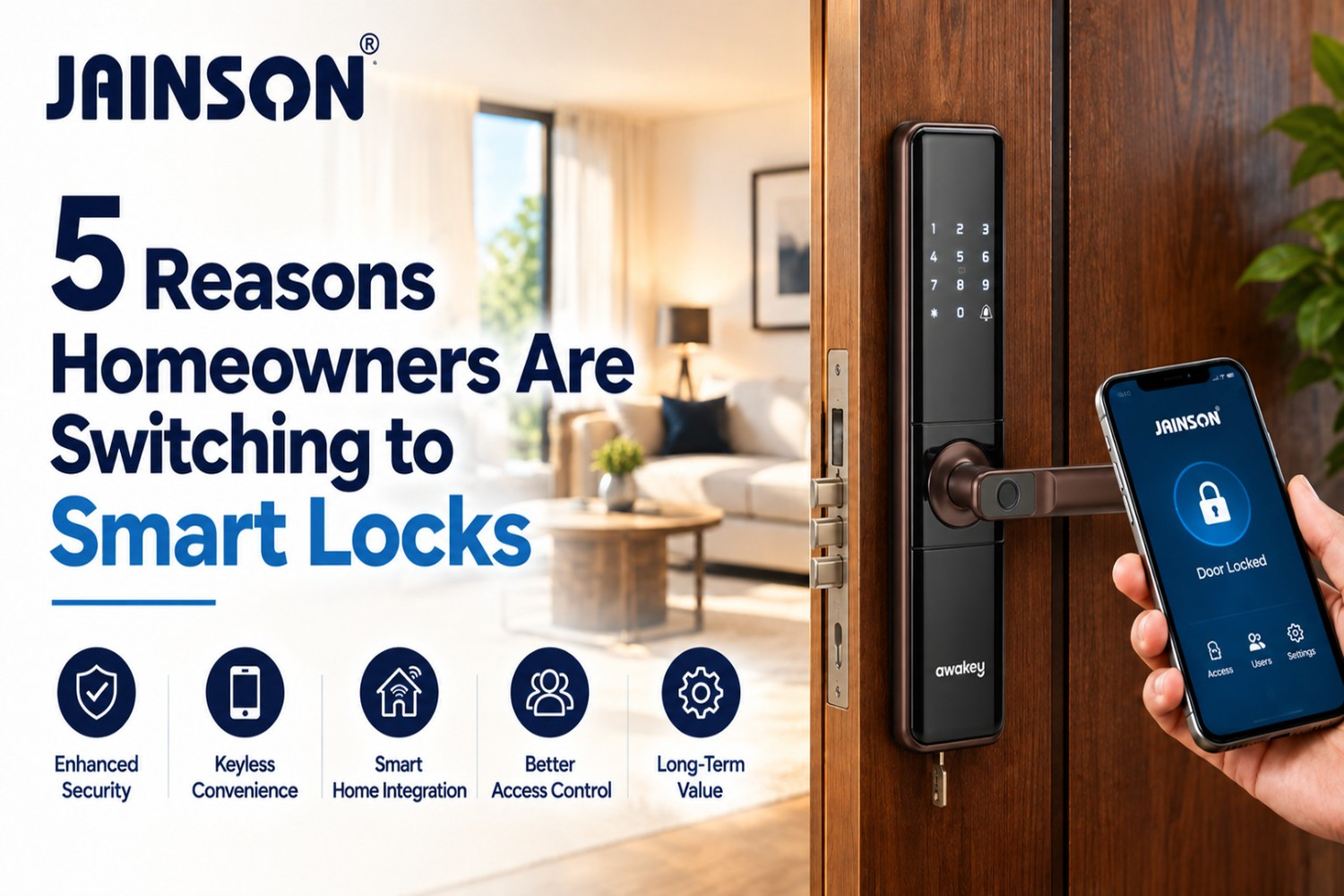 5 Reasons Homeowners Are Switching to Smart Locks