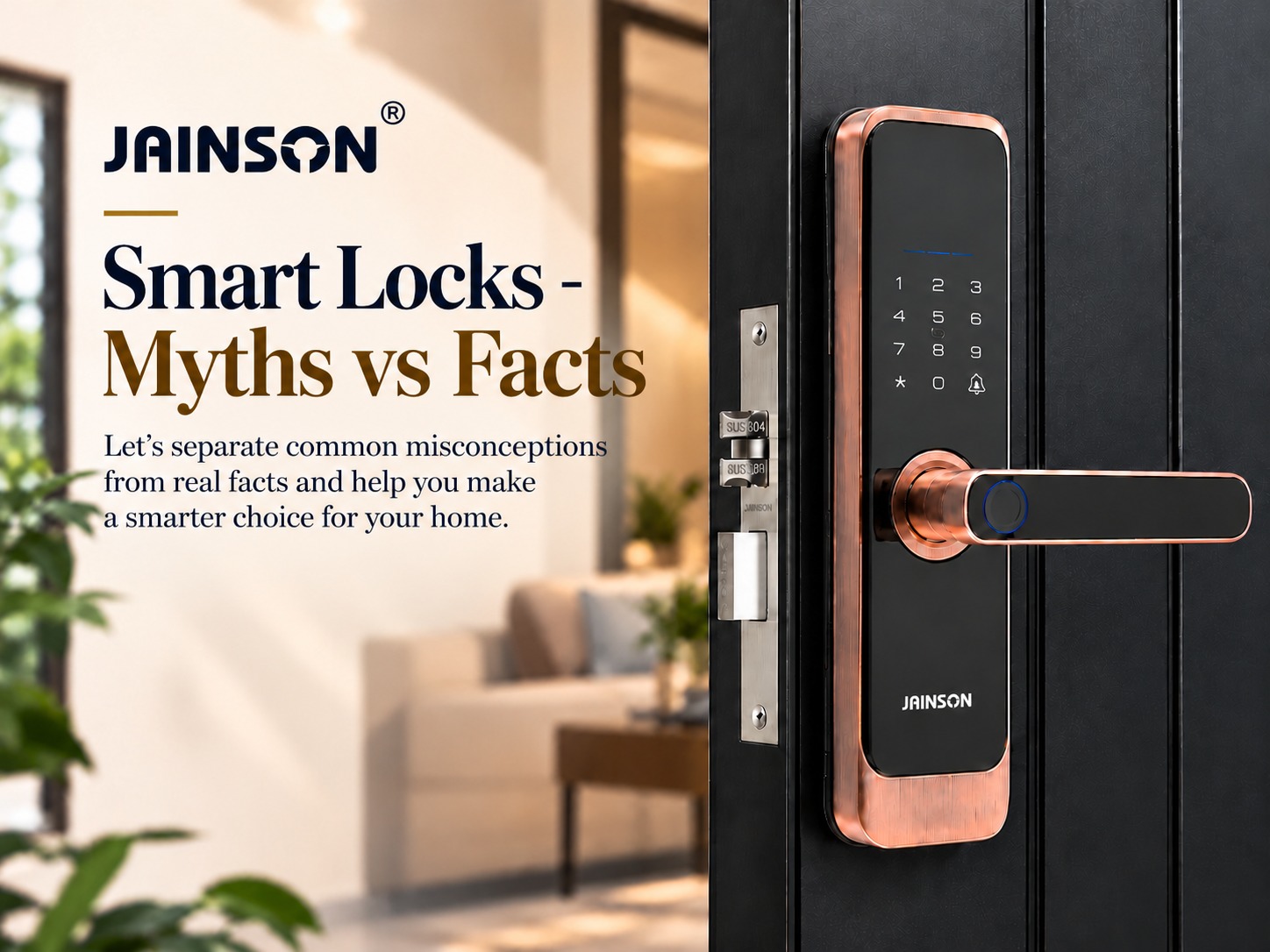 Smart door lock for modern home